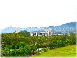 Sabana real estate, Sabana park Costa Rica, condo for rent, condo in tower, modern style condo, city and park views, national  stadium