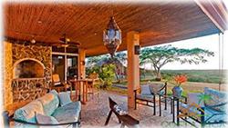 costa rica ranch, wooden staircase into the forest, gated entryway, Ocean views