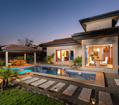 Newly Completed 5 Bedroom Home in Luxury Beachfront and Golf Community Near Tamarindo