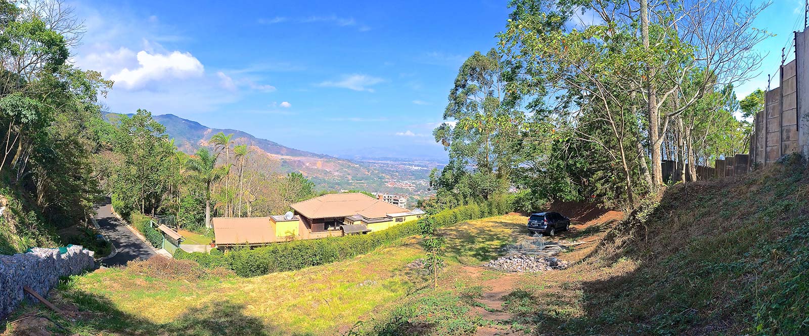 Bargain, real estate, View lot, for sale, in gated community, best deal, in escazu, santa ana, land,