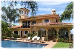 Costa Rica Spanish Estate, Luxury hilltop property, spanish style homes, for sale, swimming pool, movie room, fully furnished, La Garita Real Estate