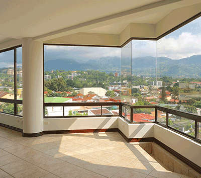 Escazu's walking distance large 4 bedroom Penthouse with panoramic views and private parking for 5 vehicles