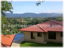 Atenas for sale, brand new, new home, pool, rancho, guest house, mountain view, peace, security, 1576