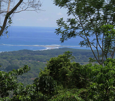 Whale's Tail Ocean View Land on Costa Rica's South Pacific Coast