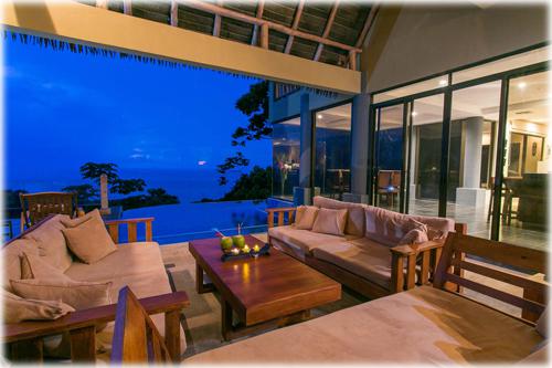 ocean view rental, vacation rental in dominical, beach house rental