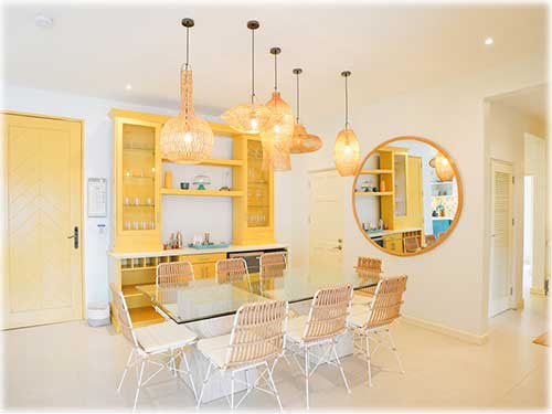 Las Catalinas home for sale, Costa Rica real estate, Paseo Miraflores property, coastal home Costa Rica, beach town living, tropical home Las Catalinas, family-friendly home Costa Rica, colorful interior design, walkable seaside community, luxury Costa Rica homes