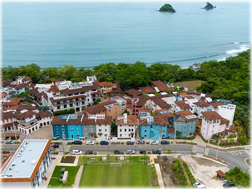 Las Catalinas home for sale, Costa Rica real estate, Paseo Miraflores property, coastal home Costa Rica, beach town living, tropical home Las Catalinas, family-friendly home Costa Rica, colorful interior design, walkable seaside community, luxury Costa Rica homes