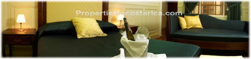 Costa Rica real estate, for sale, historic properties, hotel, boutique hotel, business, lodging, luxury, vintage, remodeled, terrace, balcony, 1889