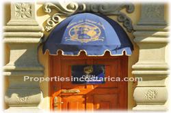 Costa Rica real estate, for sale, historic properties, hotel, boutique hotel, business, lodging, luxury, vintage, remodeled, terrace, balcony, 1889