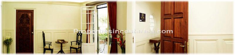 Costa Rica real estate, for sale, historic properties, hotel, boutique hotel, business, lodging, luxury, vintage, remodeled, terrace, balcony, 1889