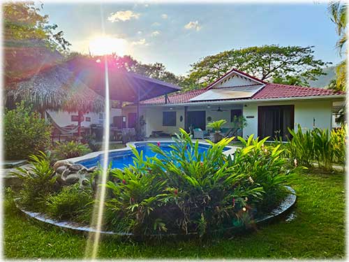 paquera, private pool, homes, beach properties, tambor