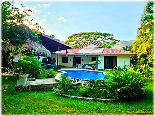 paquera, private pool, homes, beach properties, tambor