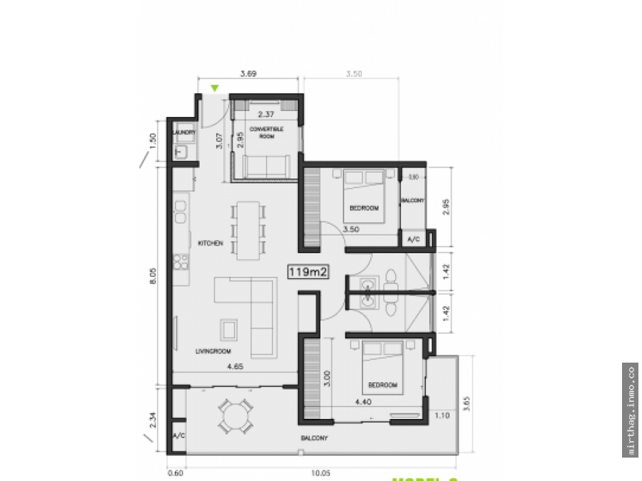 Penthouse in Lorcrimar, Nueva Andalucia