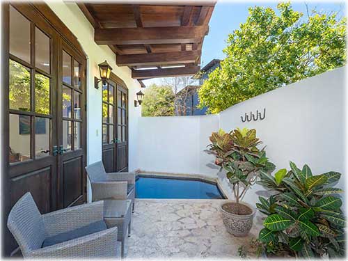 Las Catalinas real estate, Costa Rica homes for sale, Plaza Carlota, beach homes Costa Rica, luxury homes Guanacaste, private plunge pool home