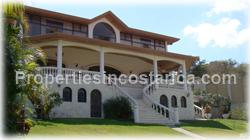 Escazu luxury homes, for sale, pool, storage, warehouse, basement, palace style, 2 levels, secure, mountain view, 1648