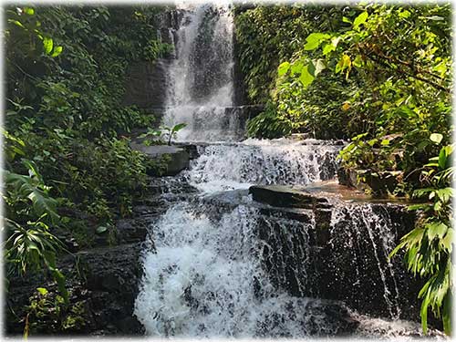 quepos, waterfall, river foothill, mountain, land, conservation, eco-friendly, development, manuel antonio