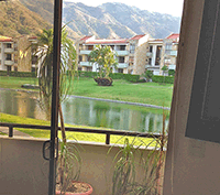 Restful Lake and Mountain Views in Resort Type Complex of Santa Ana