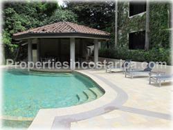 Costa Rica real estate, Escazu Costa Rica, for rent, gated community, swimming pool, high quality, luxury rentals Costa Rica