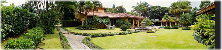house for rent, private pool,amenities,  peaceful home, residence in Los Laureles, Escazu Home for rent, tenis court, guest house