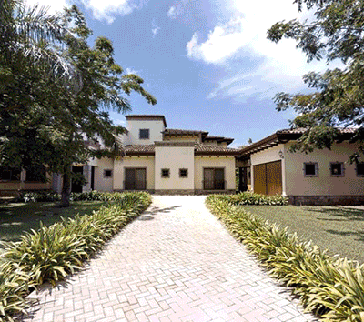     Tropical Spanish Colonial Living  