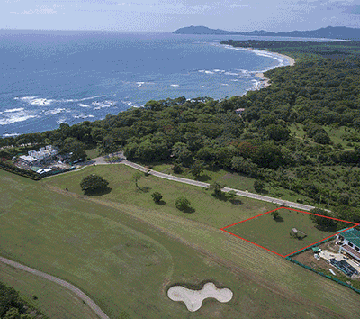 Ocean-view and Golf front building lot at Guanacaste's Gold Coast.