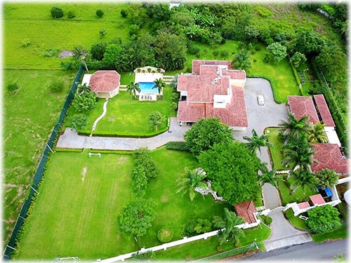 Costa Rica, Real Estate, For Sale, private, swimming pool, modern, mediterranean, residence, home, organic gardens, Central Valley, 