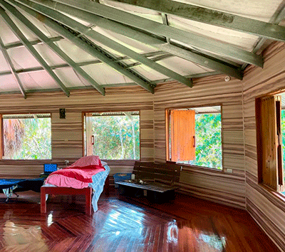 Round Pyramid Roof Cabin on 8 Private Hectares near Santa Teresa and Montezuma