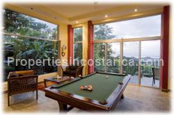 Costa Rica vacation villa, rainforest vacation home, Manuel Antonio, swimming pool, jungle villa, views