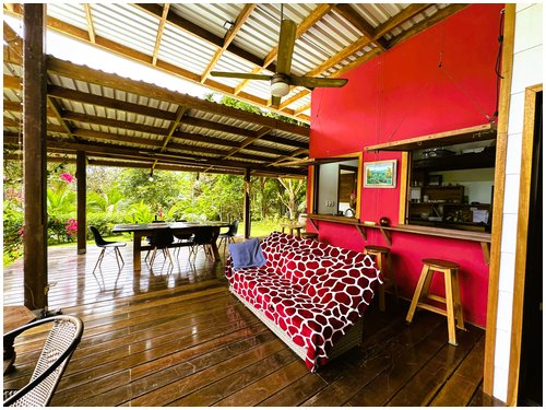 Ocean view home Cahuita, Cahuita property for sale, Costa Rica Caribbean real estate, walk to beach Costa Rica, hardwood home Costa Rica, gated community Cahuita, Costa Rica investment property, beach