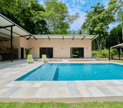 Beachside Villa for Sale in Cahuita — Proven Rental Income, Pool, 4 Bedrooms total, 500m to the Beach
