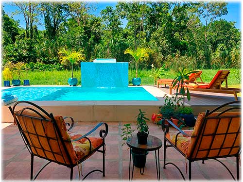 Cahuita real estate, Costa Rica Caribbean coast property, home for sale near Cahuita, Costa Rica pool home, vacation rental property Costa Rica, investment property Caribbean Costa Rica, two-story hom