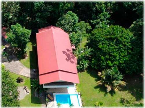 Cahuita real estate, Costa Rica Caribbean coast property, home for sale near Cahuita, Costa Rica pool home, vacation rental property Costa Rica, investment property Caribbean Costa Rica, two-story hom