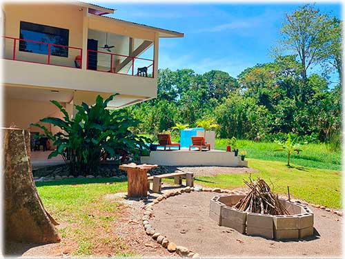 Cahuita real estate, Costa Rica Caribbean coast property, home for sale near Cahuita, Costa Rica pool home, vacation rental property Costa Rica, investment property Caribbean Costa Rica, two-story hom