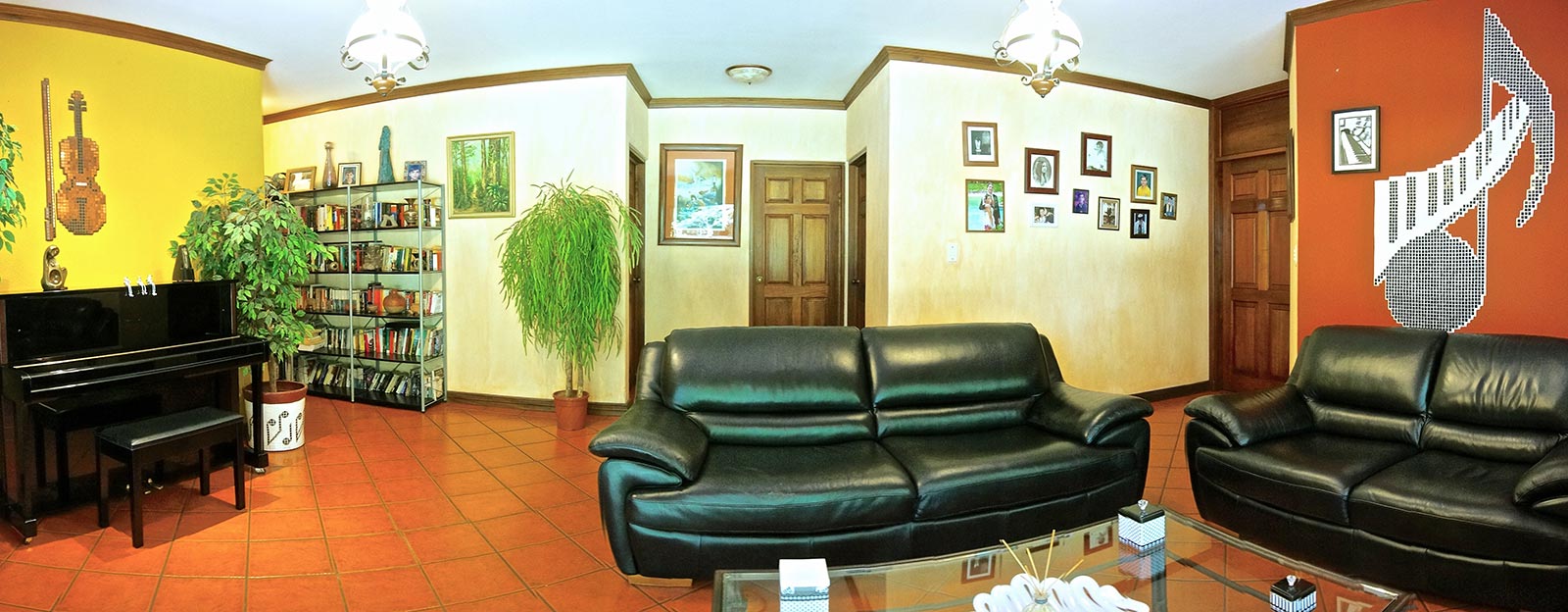 River Canyon Estate with Tropical Gardens and Indoor Pool in Santa Ana