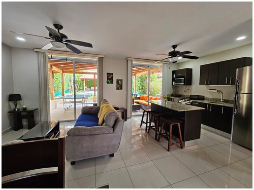 private pool, open concept, golf community, paquera, nicoya peninsula
