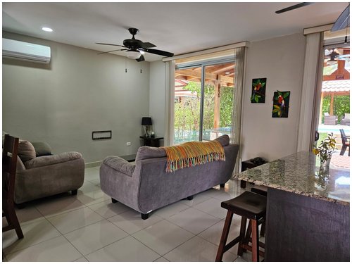 private pool, open concept, golf community, paquera, nicoya peninsula