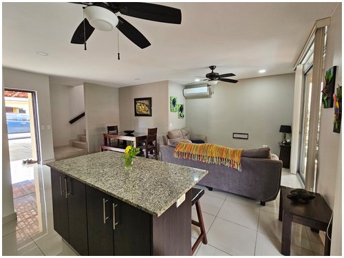 private pool, open concept, golf community, paquera, nicoya peninsula