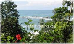 Costa Rica Real Estate, Dominical Costa Rica, for sale, beachfront, oceanfront, house, large, acreage, hectares, land, investment, 1873