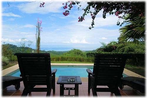 oceanview villa, home for sale, pool, beach side home, house for sale, costa rica real estate, south pacific real estate
