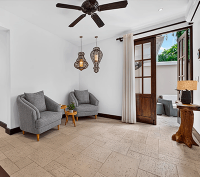 Elegant Renovated Beach Home with Private Plunge Pool Just Steps from the Ocean